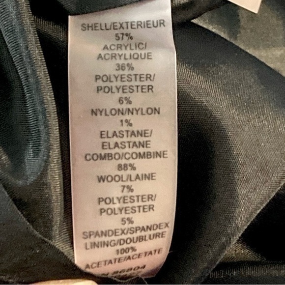 Magaschoni Skirt Vintage Womens 12 Red 3D Textured Paisley Laced Spilt Pencil‎ - Picture 12 of 12